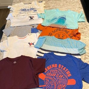 Boys size 7 LOT of short sleeve shirts